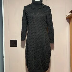 Calvin Klein knit dress size medium charcoal gray